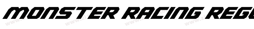Monster Racing Regul字体转换